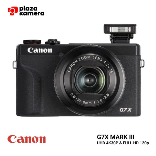Bundling Canon PowerShot G7X Mark III Black Vlog Camera