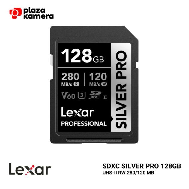 LEXAR SDXC SILVER PRO 128GB UHS-II RW 280 120 MB