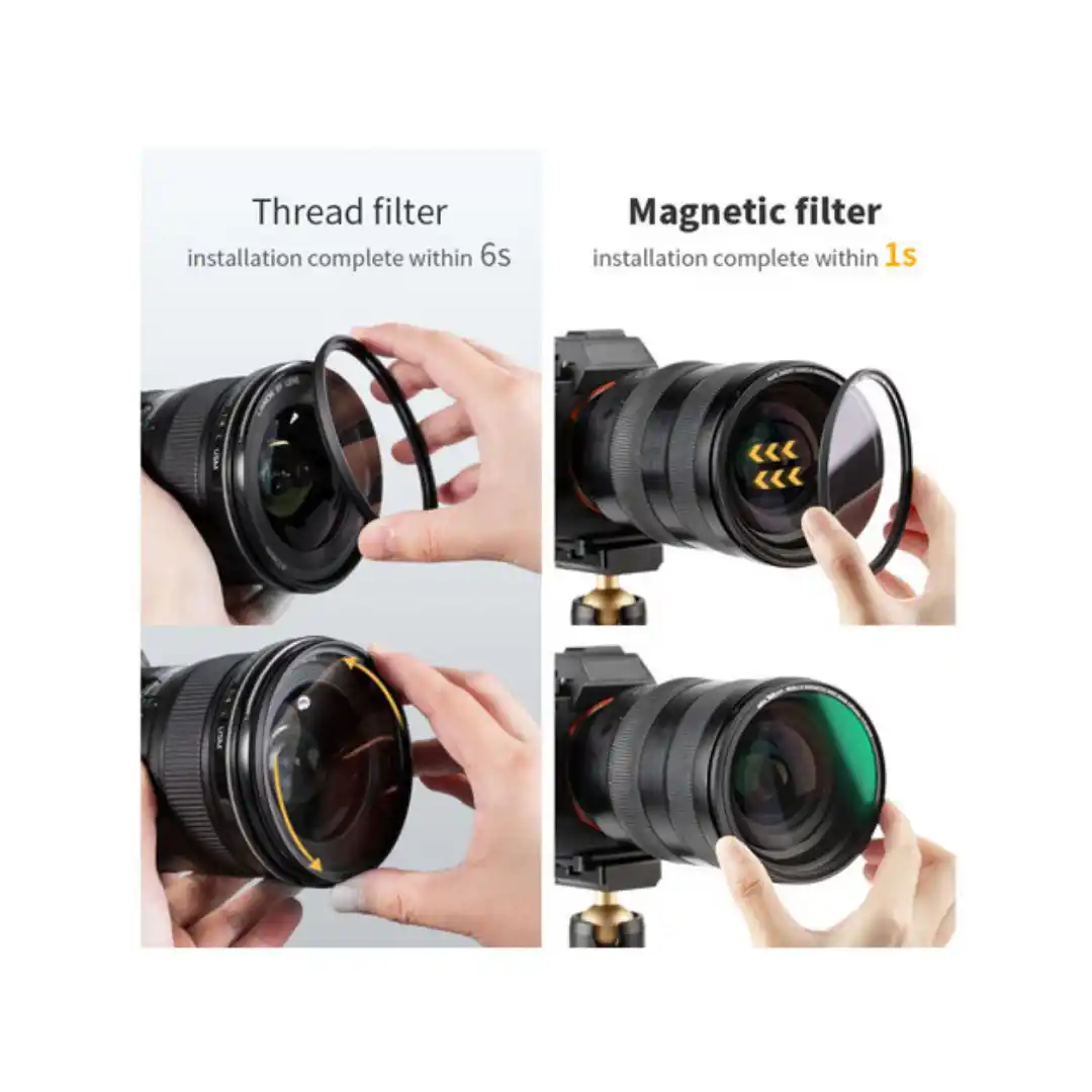 K&F NANO X 1/8 black mist magnetic filter kit - Image 3