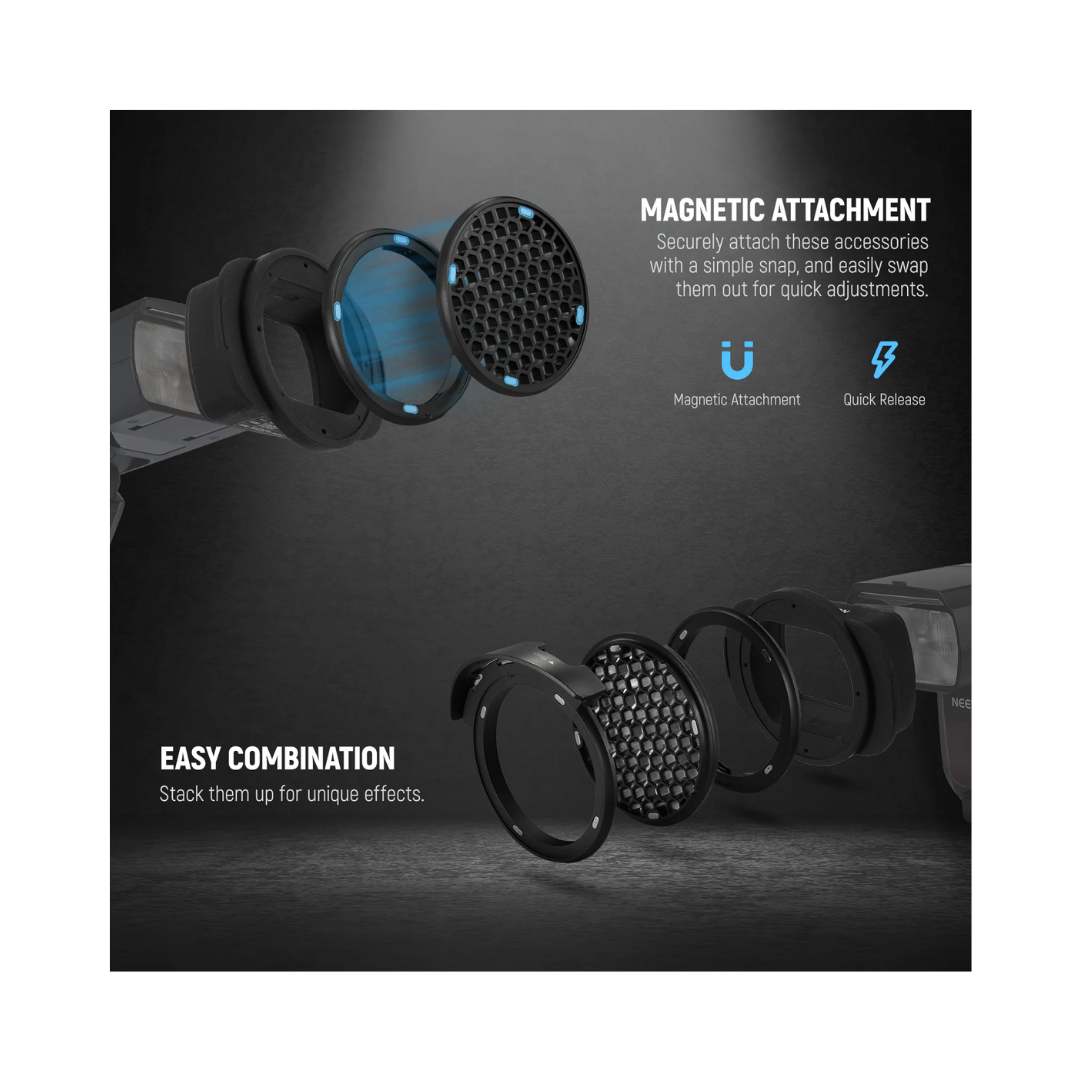 NEEWER CRM3 FLASH MAGNETIC ACCESSORY KIT FOR SQUARE - Image 5