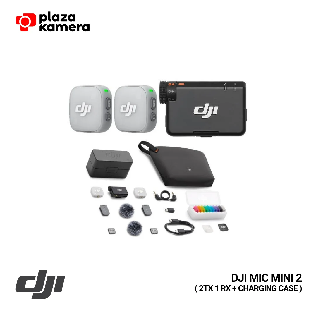 DJI Mic Mini 2 ( 2TX 1 RX + Charging Case )