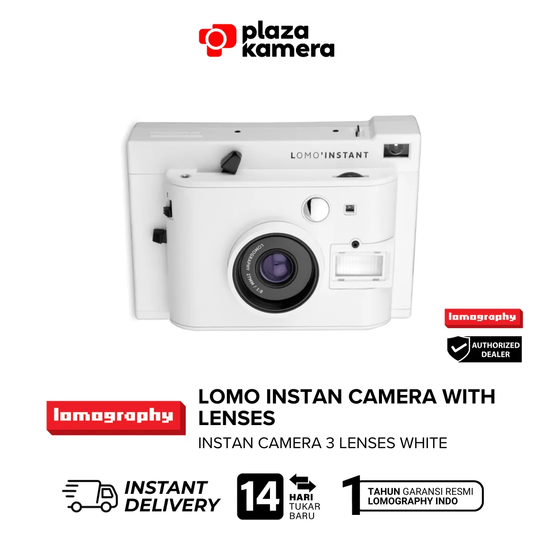 Lomography Lomo Instant Film Camera Lense Kit Kamera Instan Lensa Kit Mini Paper