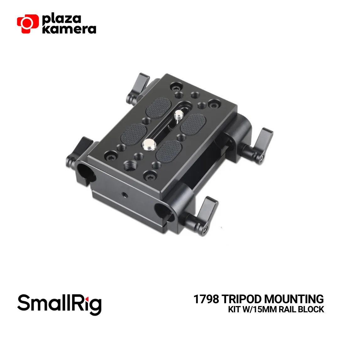 SMALLRIG 1798 Tripod Mounting Kit W/15mm Rail Block