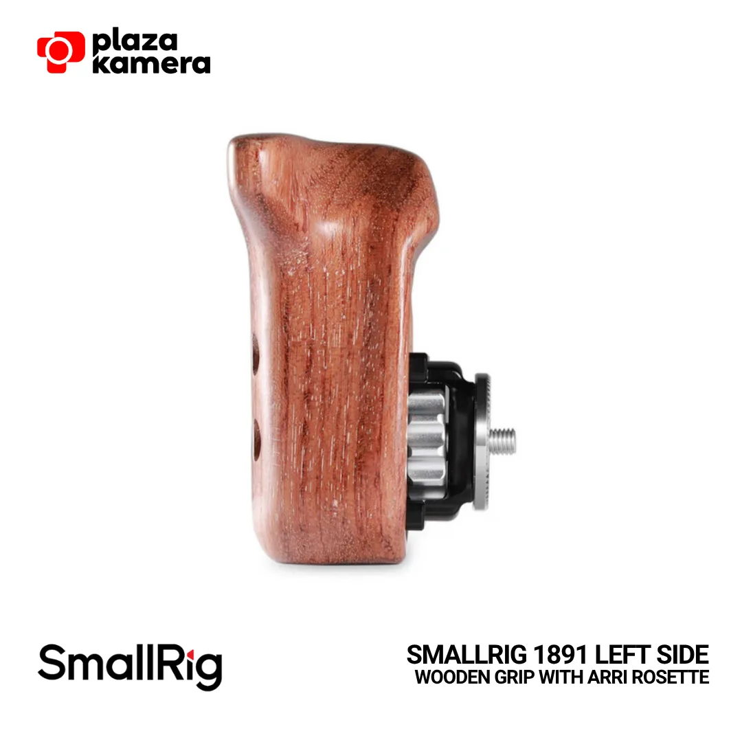 SMALLRIG 1891 LEFT SIDE WOODEN GRIP WITH ARRI ROSETTE