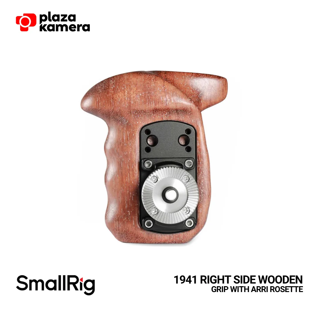 SMALLRIG 1941 RIGHT SIDE WOODEN GRIP WITH ARRI ROSETTE