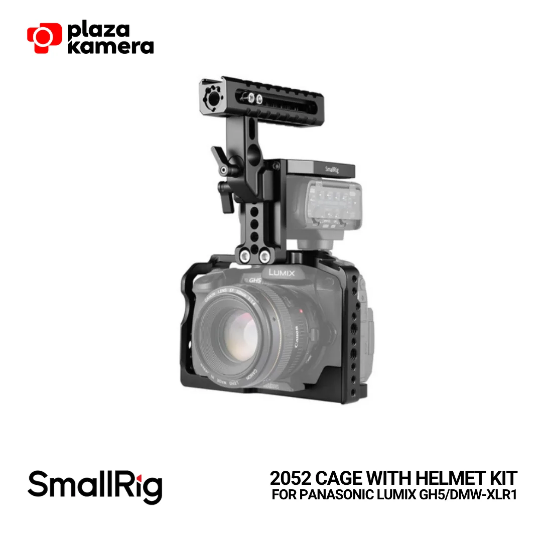 SMALLRIG 2052 CAGE WITH HELMET KIT FOR PANASONIC LUMIX GH5/DMW-XLR1