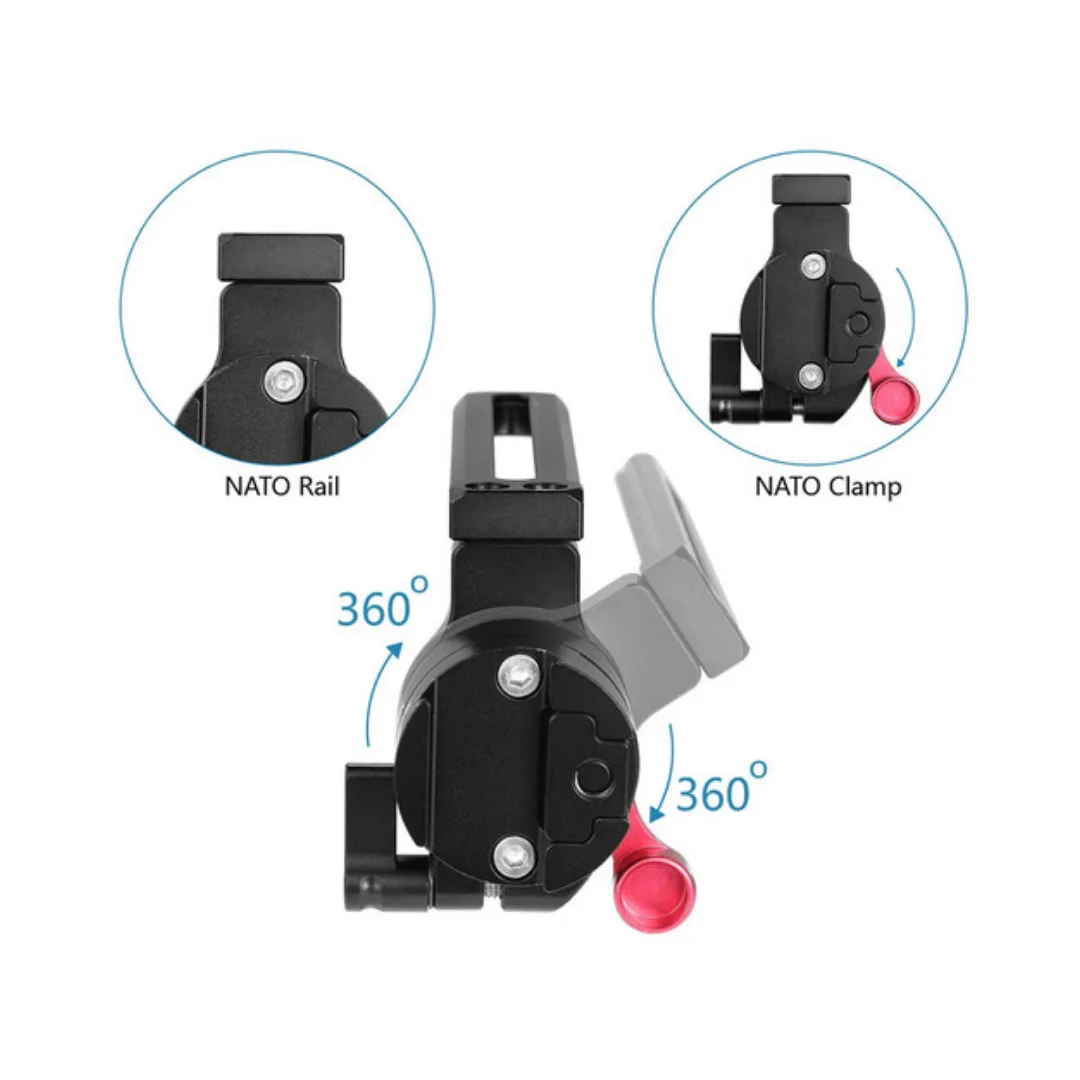 SMALLRIG 2113 NATO Rail to NATO Clamp Adapter - Image 4