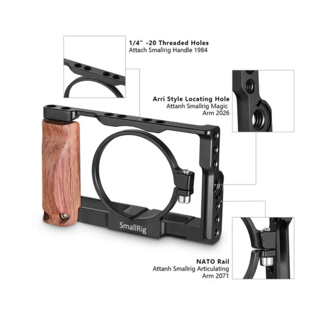 SMALLRIG 2225 Cage Kit for Sony RX100 VI - Image 6
