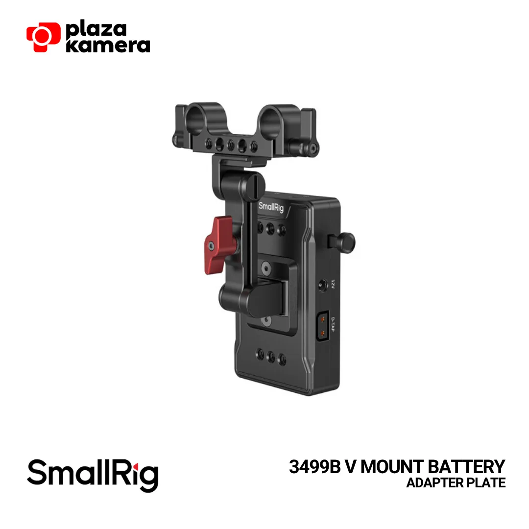 SMALLRIG 3499B V-Mount Battery Adapter Plate with Extension Arm