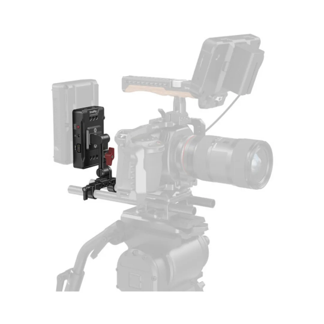 SMALLRIG 3499B V-Mount Battery Adapter Plate with Extension Arm - Image 3