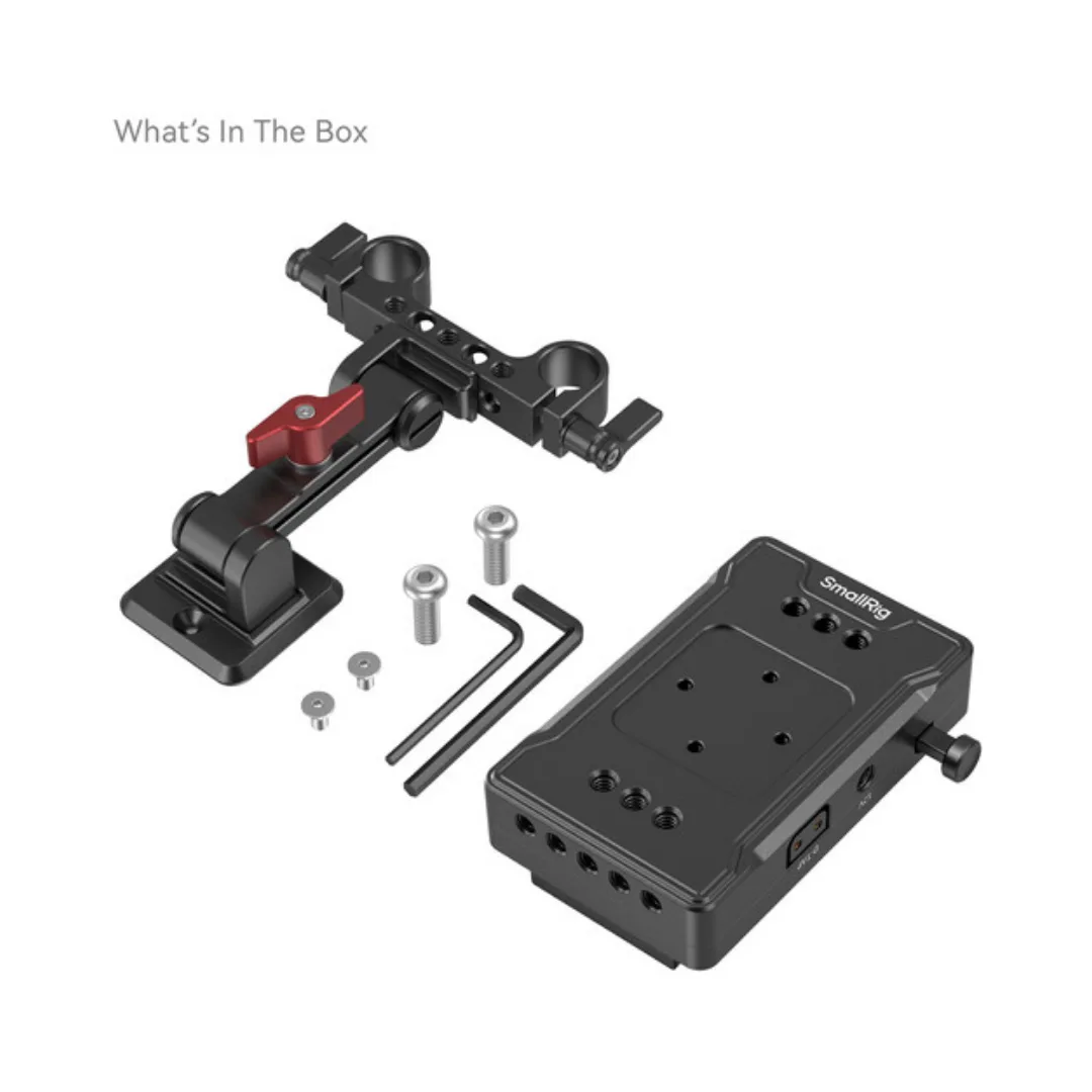 SMALLRIG 3499B V-Mount Battery Adapter Plate with Extension Arm - Image 2