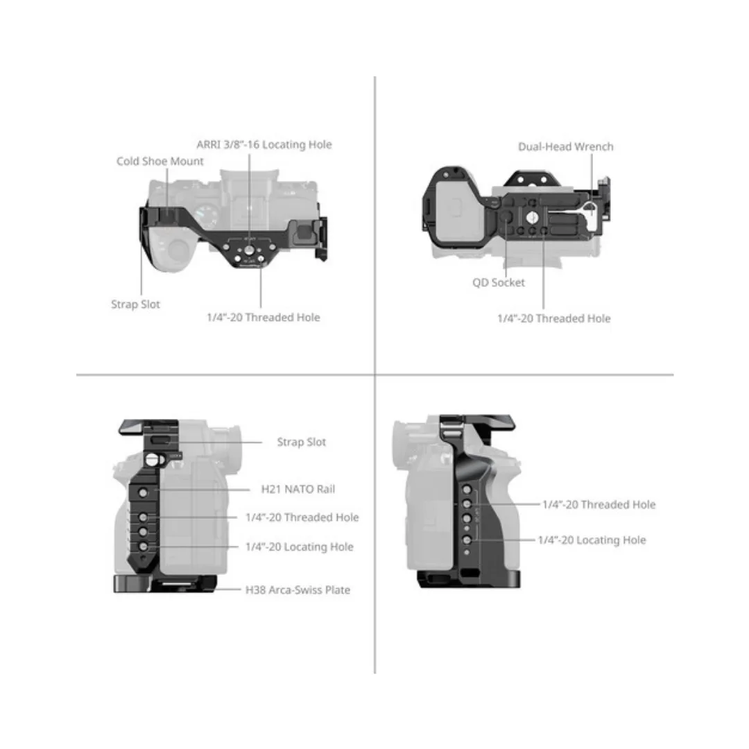 SMALLRIG Sony A7 IV Cage Kit | 3669D Advanced Edition - Image 5