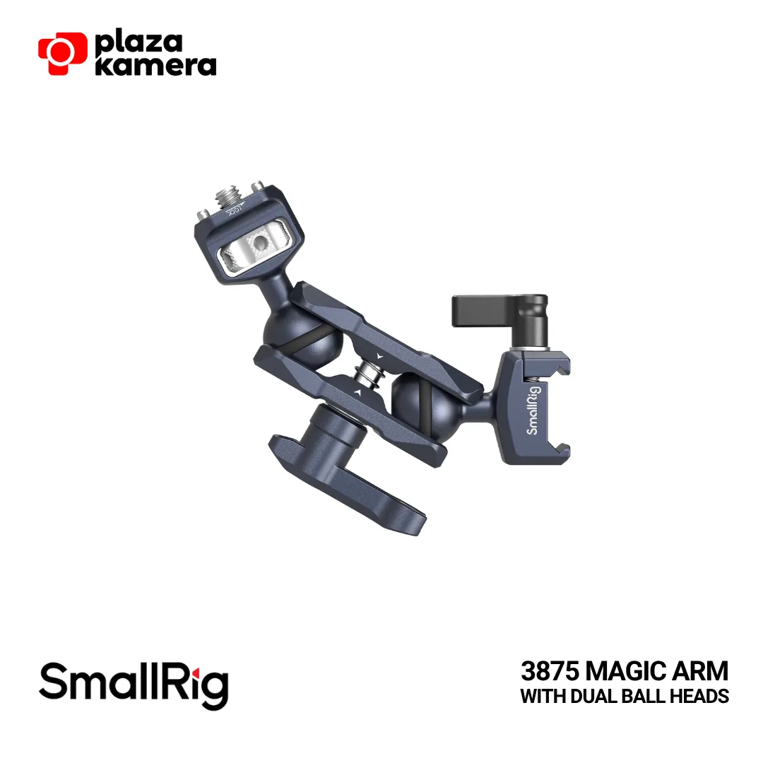 SMALLRIG 3875 Magic Arm with Dual Ball Heads & NATO Clamp