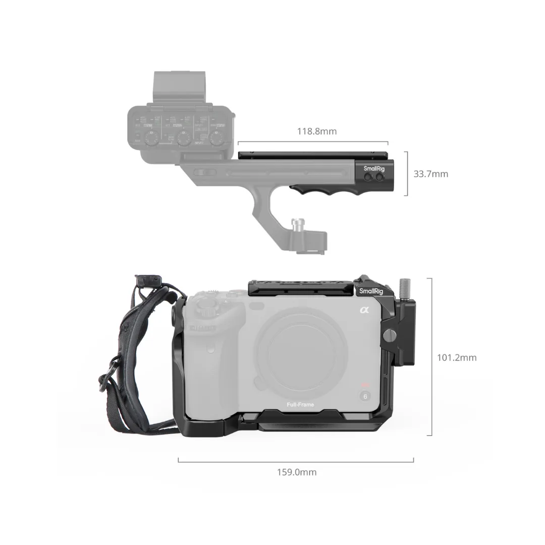 SMALLRIG Sony FX3 Cage Kit | 4184B FX30 FX3 - Image 2