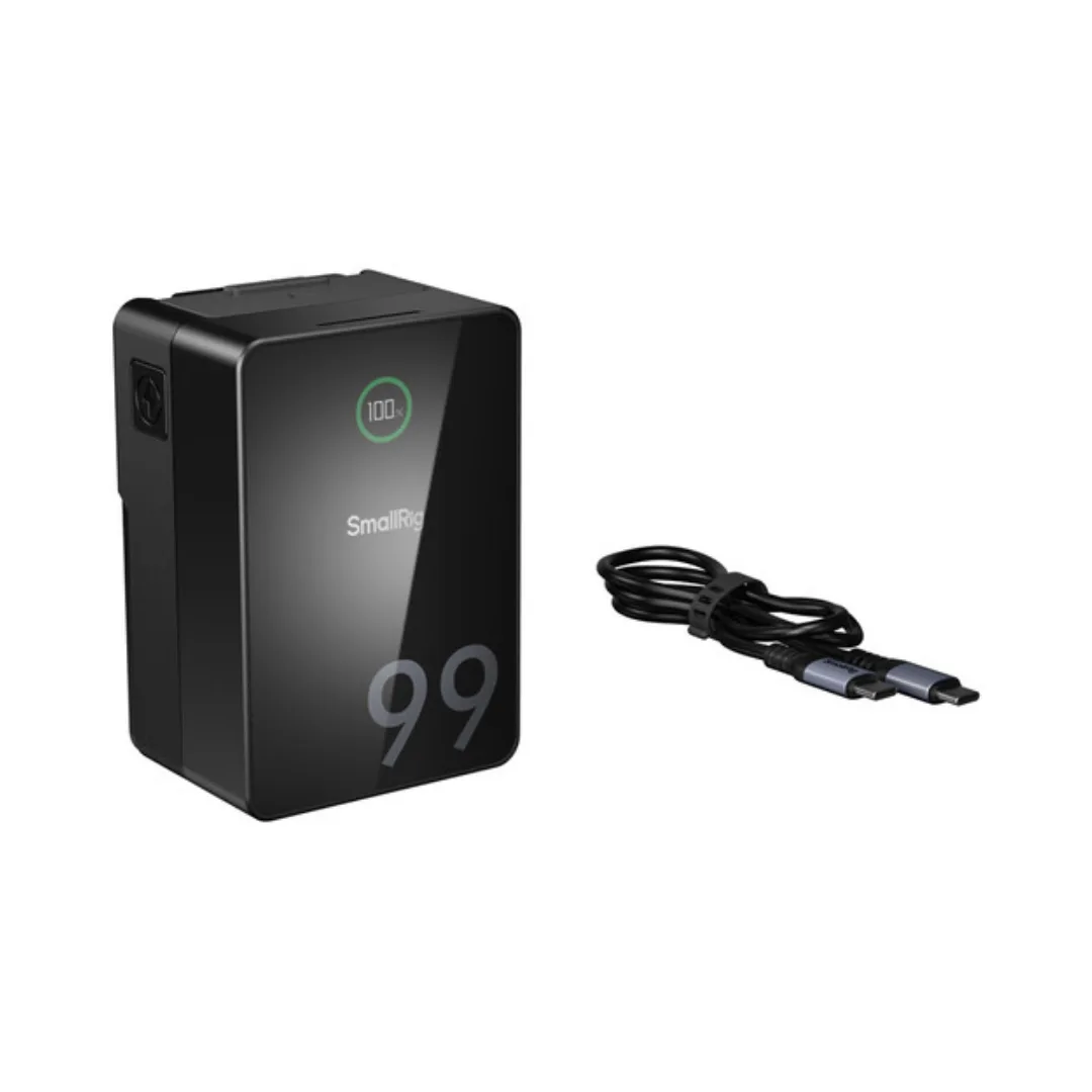 SMALLRIG 4292 VB99 Pro Mini V-Mount Battery – 99Wh Fast Charging - Image 2