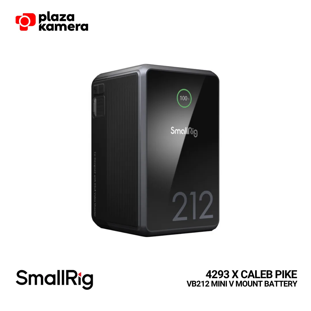 SMALLRIG 4293 x Caleb Pike VB212 Mini V Mount Battery – 212Wh Power