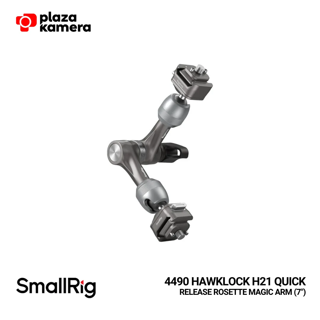 SMALLRIG 4490 HawkLock H21 Quick Release Rosette Magic Arm (7")