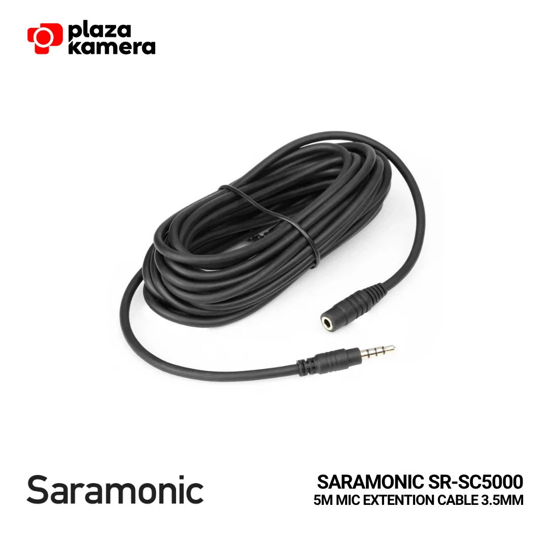 Saramonic SR-SC5000 – Kabel Audio XLR ke 3.5mm untuk Kamera