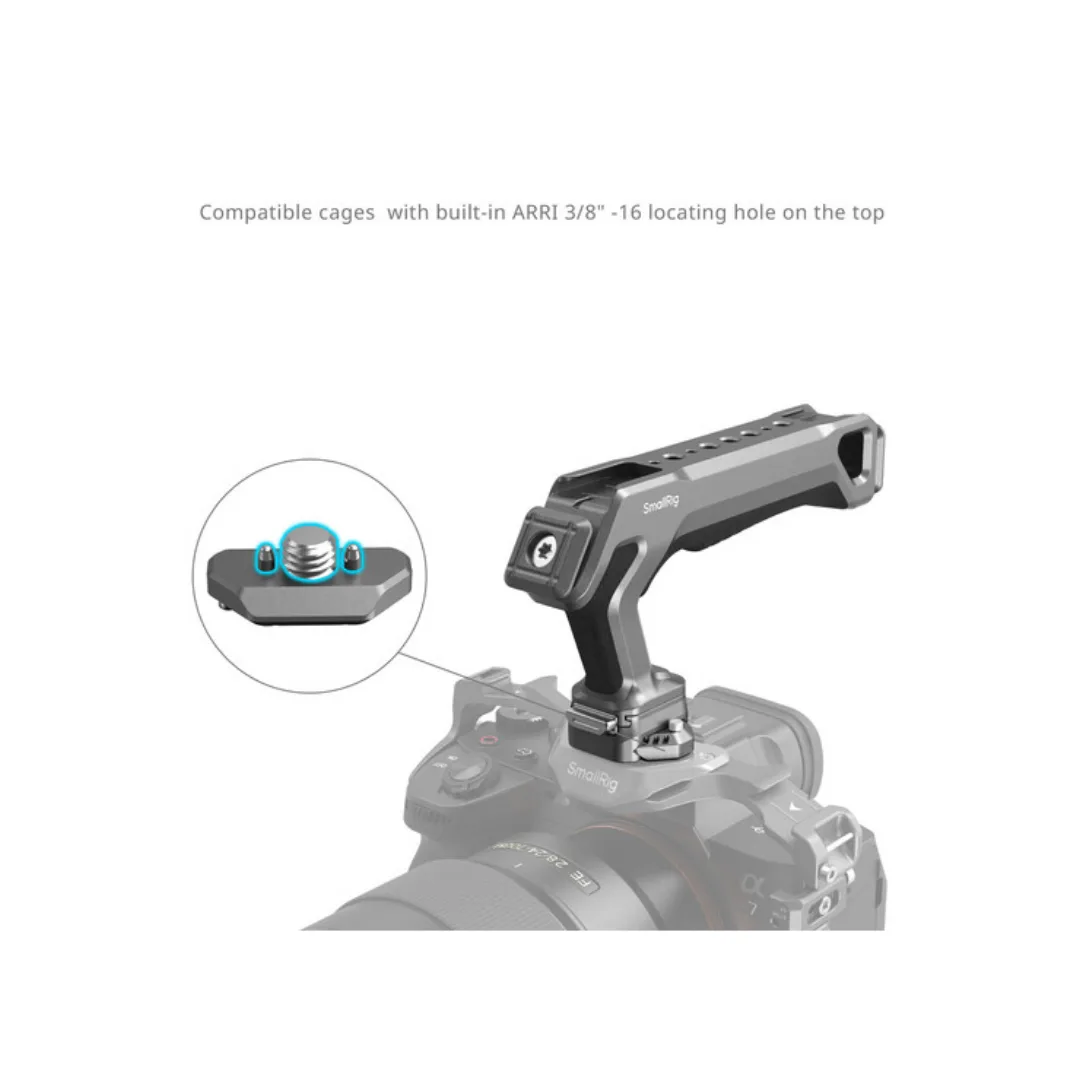SmallRig HawkLock H21 Quick Release Top Handle Kit – ARRI Anti-Twist, Dual Shoe Mount, NATO Plate - Image 2