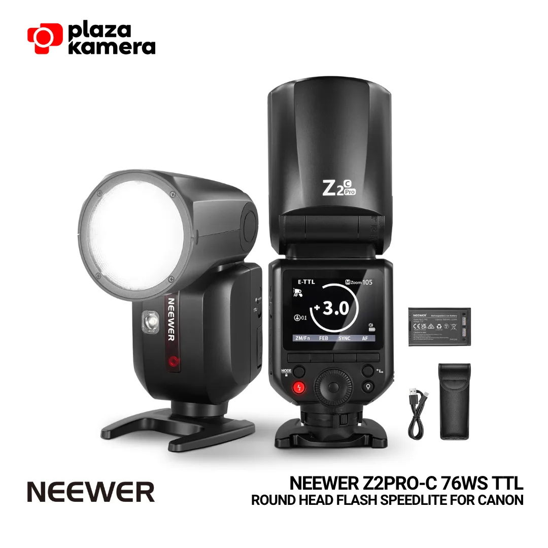 Neewer Z2PRO-C 76Ws TTL round head flash speedlite Canon wireless 2.4G