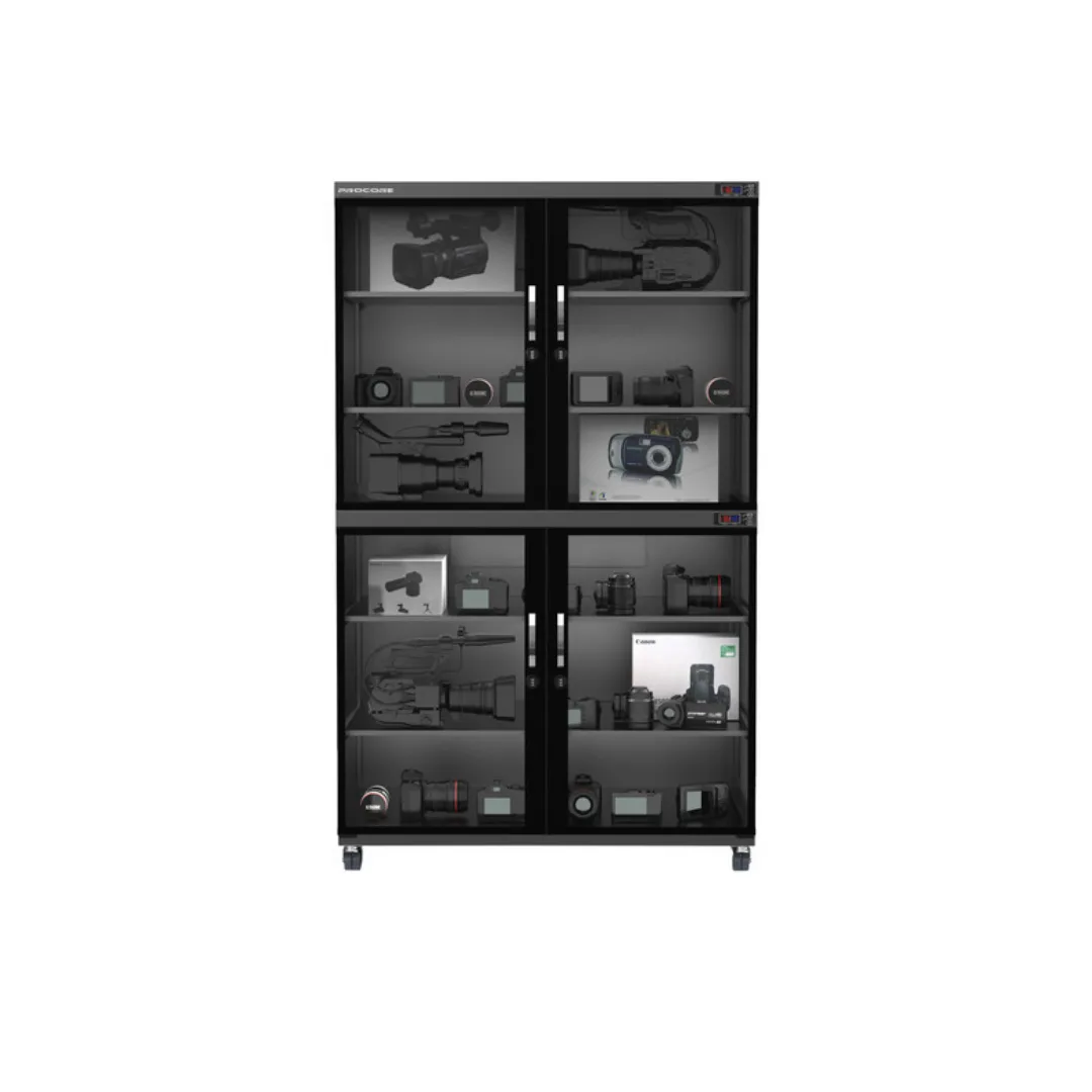 Procore PC-1280S Dry Cabinet 1280 Liter – Kabinet Pengering Kamera 4 Pintu Dual Dehumidifier - Image 4