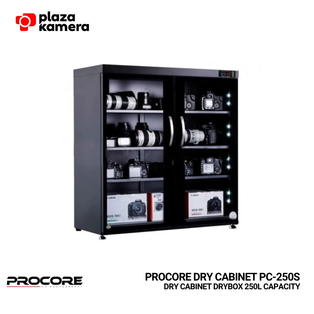 Procore PC-250S dry cabinet 250 liter kabinet pengering kamera digital LED display