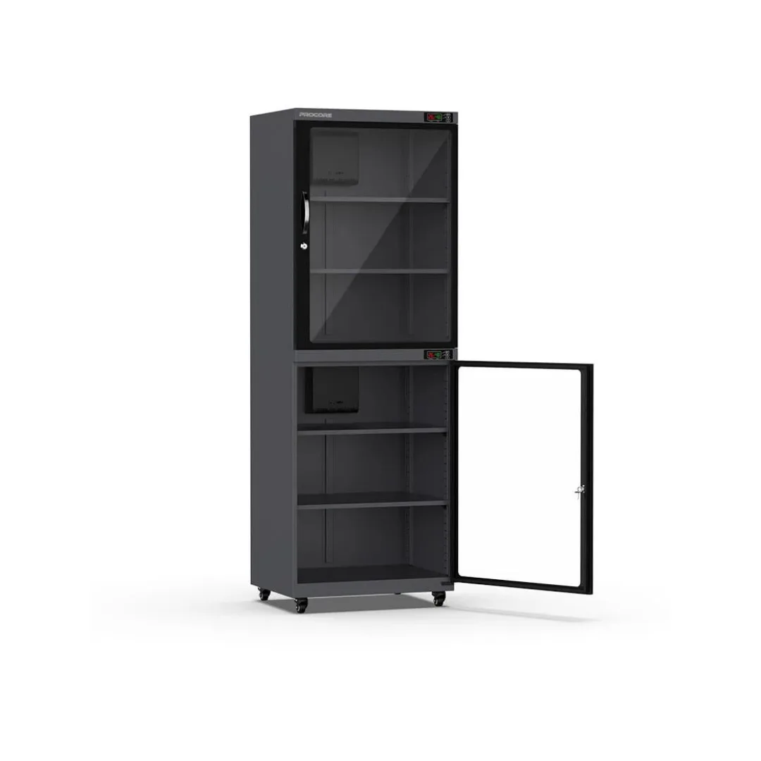 Procore PC-460S Dry Cabinet 460 Liter with Wheels – Kabinet Pengering Kamera 4 Rak Baja Kontrol Otomatis - Image 2