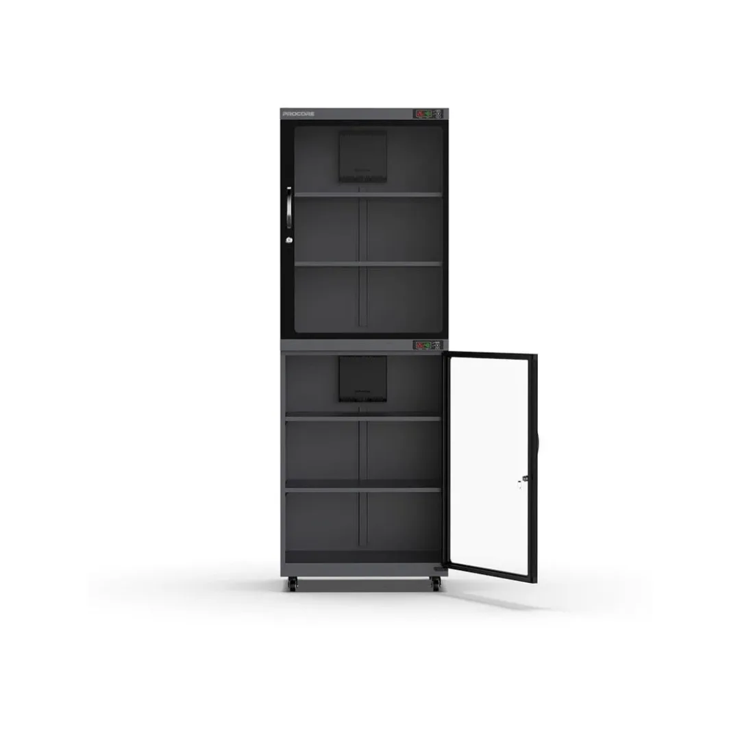 Procore PC-460S Dry Cabinet 460 Liter with Wheels – Kabinet Pengering Kamera 4 Rak Baja Kontrol Otomatis - Image 3