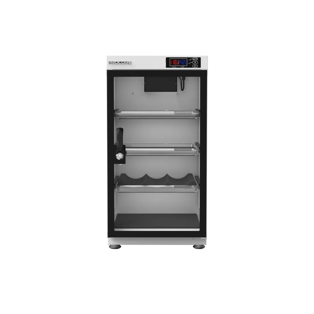Procore PC-55S 55L Electronic Dry Cabinet White – Kabinet Pengering Kamera 3 Rak Digital LED Display - Image 2