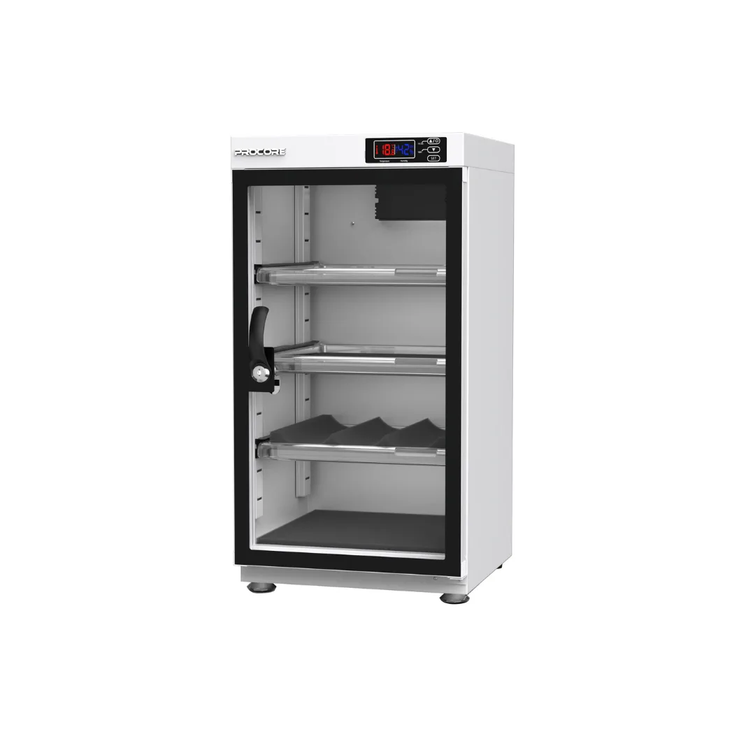 Procore PC-55S 55L Electronic Dry Cabinet White – Kabinet Pengering Kamera 3 Rak Digital LED Display - Image 3