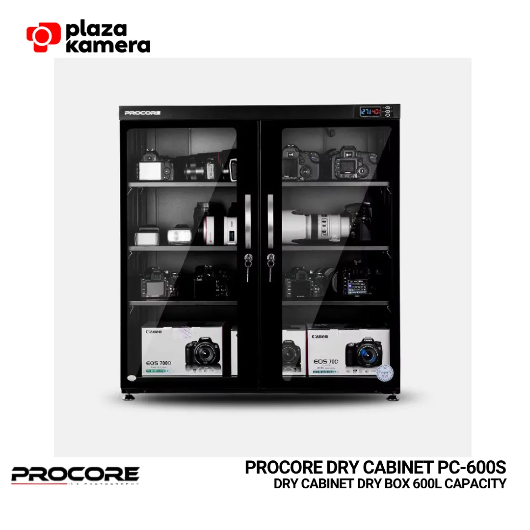 Procore PC-600S dry cabinet 600 liter kabinet pengering kamera dan lensa profesional