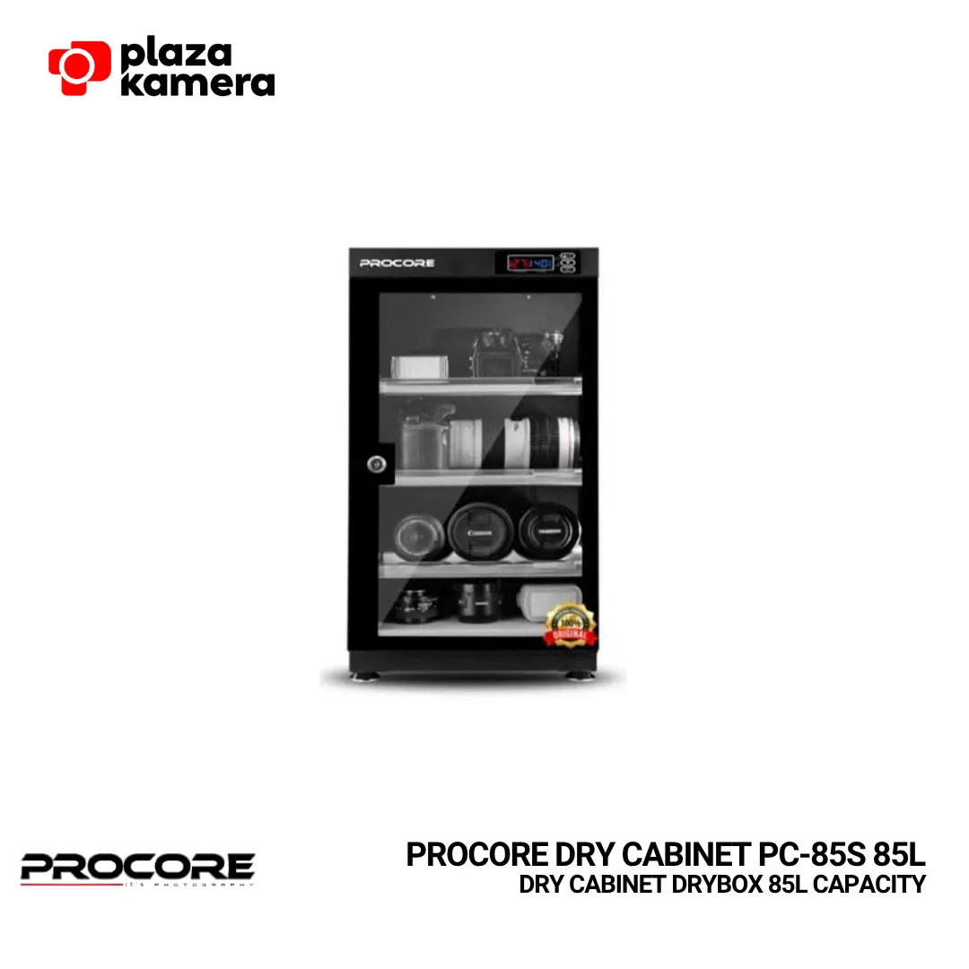 Procore PC-85S dry cabinet 85 liter kompak kabinet pengering kamera digital LED