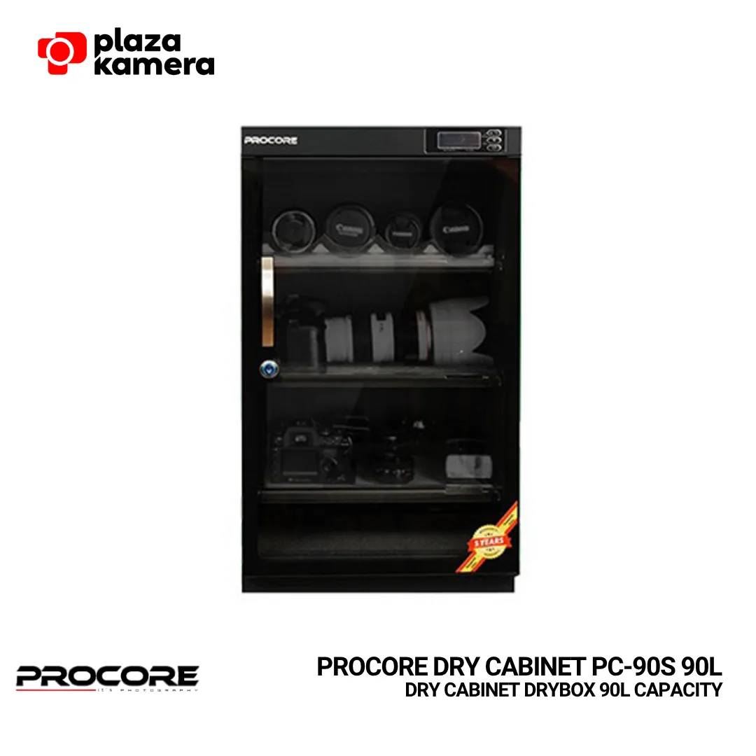 Procore PC-90S dry cabinet 90 liter kompak kabinet pengering kamera digital LED