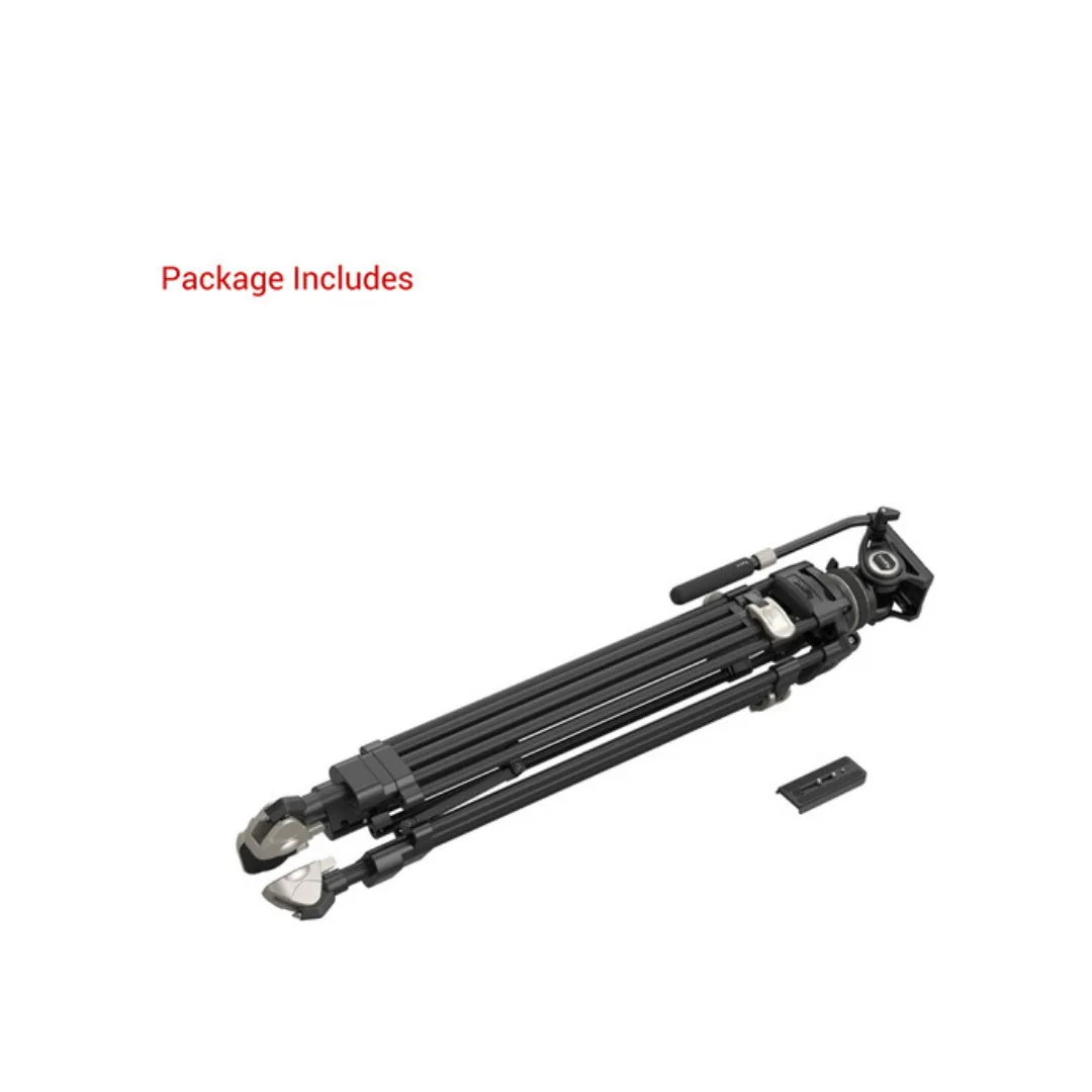 SmallRig 3989 FreeBlazer Heavy-Duty Carbon Fiber Tripod Kit AD-100 – Video Head DH10 Counterbalance 8kg DJI RS Compatible - Image 2