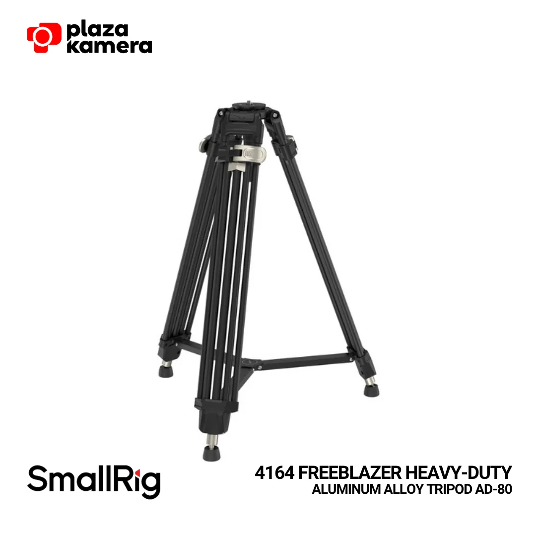 SmallRig 4164 FreeBlazer AD-80 Heavy-Duty Aluminum Tripod - Full View