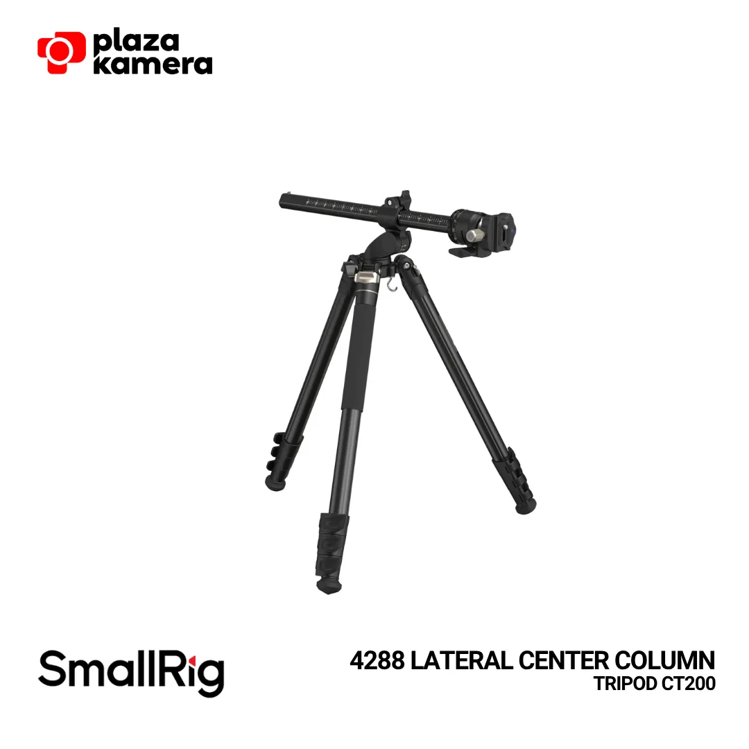 SmallRig 4288 CT200 lateral center column tripod aluminium Arca-Swiss ball head