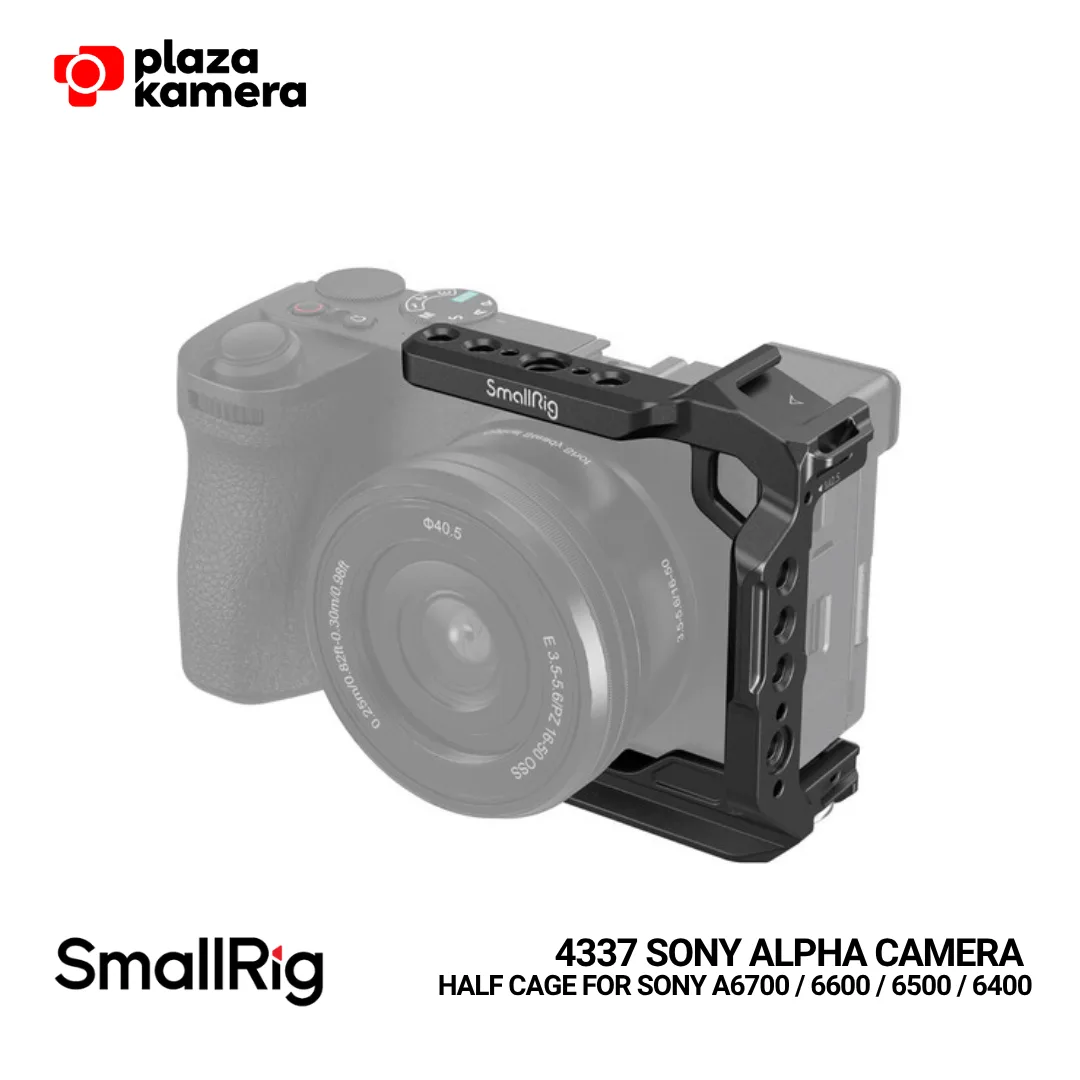 SmallRig 4337 half cage untuk Sony Alpha A6700 A6600 A6500 A6400