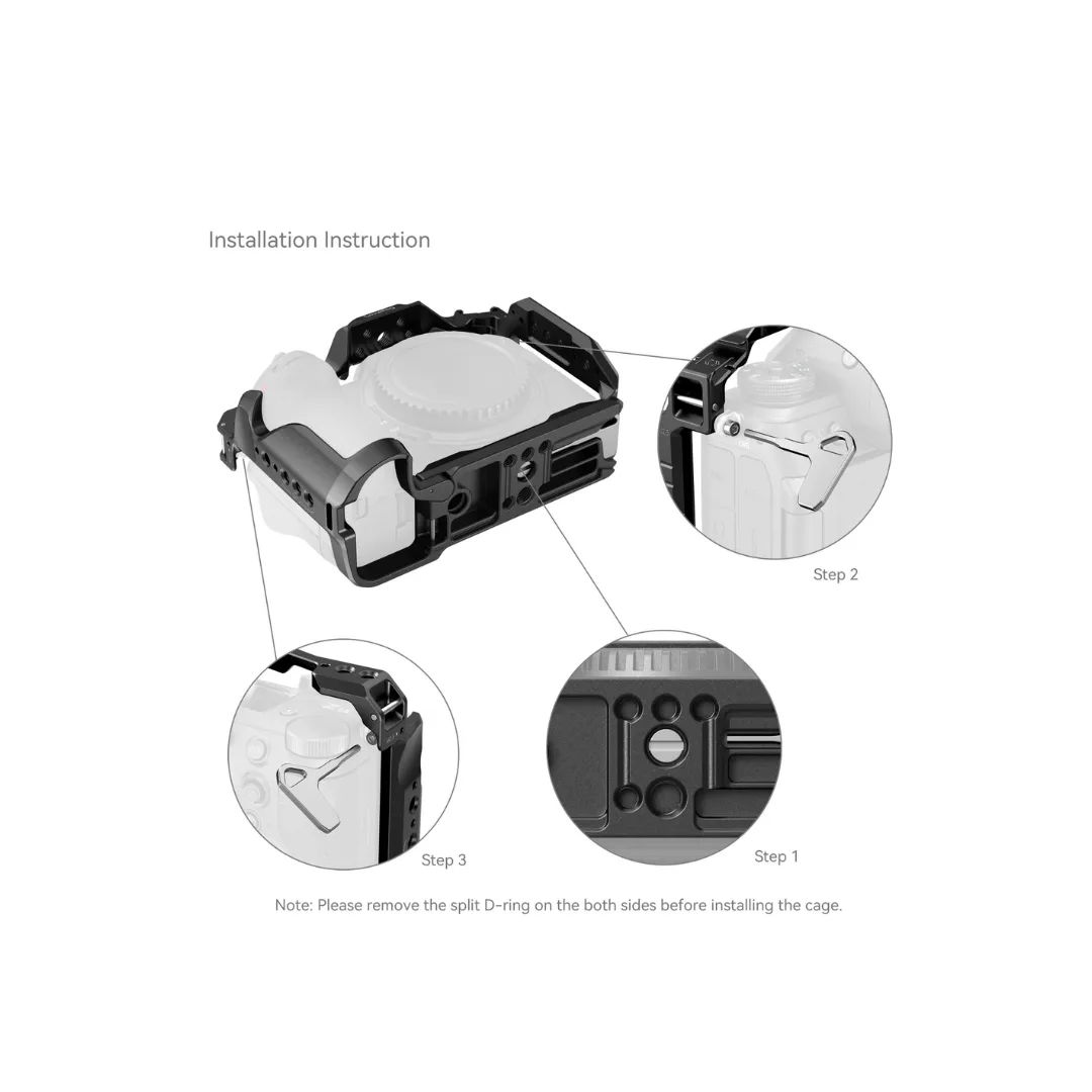 SmallRig 4519 Camera Cage for Nikon Z6 III – Formfitting Arca-Swiss NATO Rail Cold Shoe - Image 3