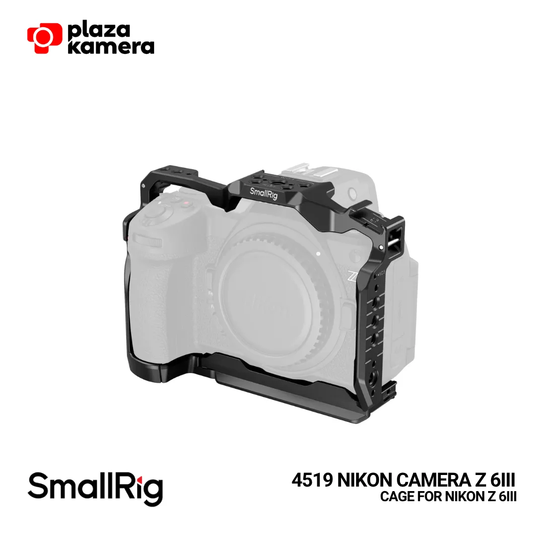 SmallRig 4519 formfitting camera cage untuk Nikon Z6 III aluminium ringan