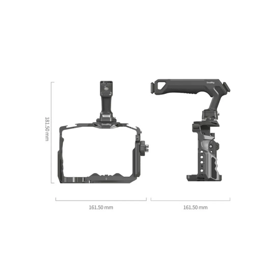 SmallRig 4538 HawkLock Quick Release Cage Kit for Sony Alpha 7R V / 7 IV / 7S III – Top Handle Arca-Swiss NATO Rail - Image 2