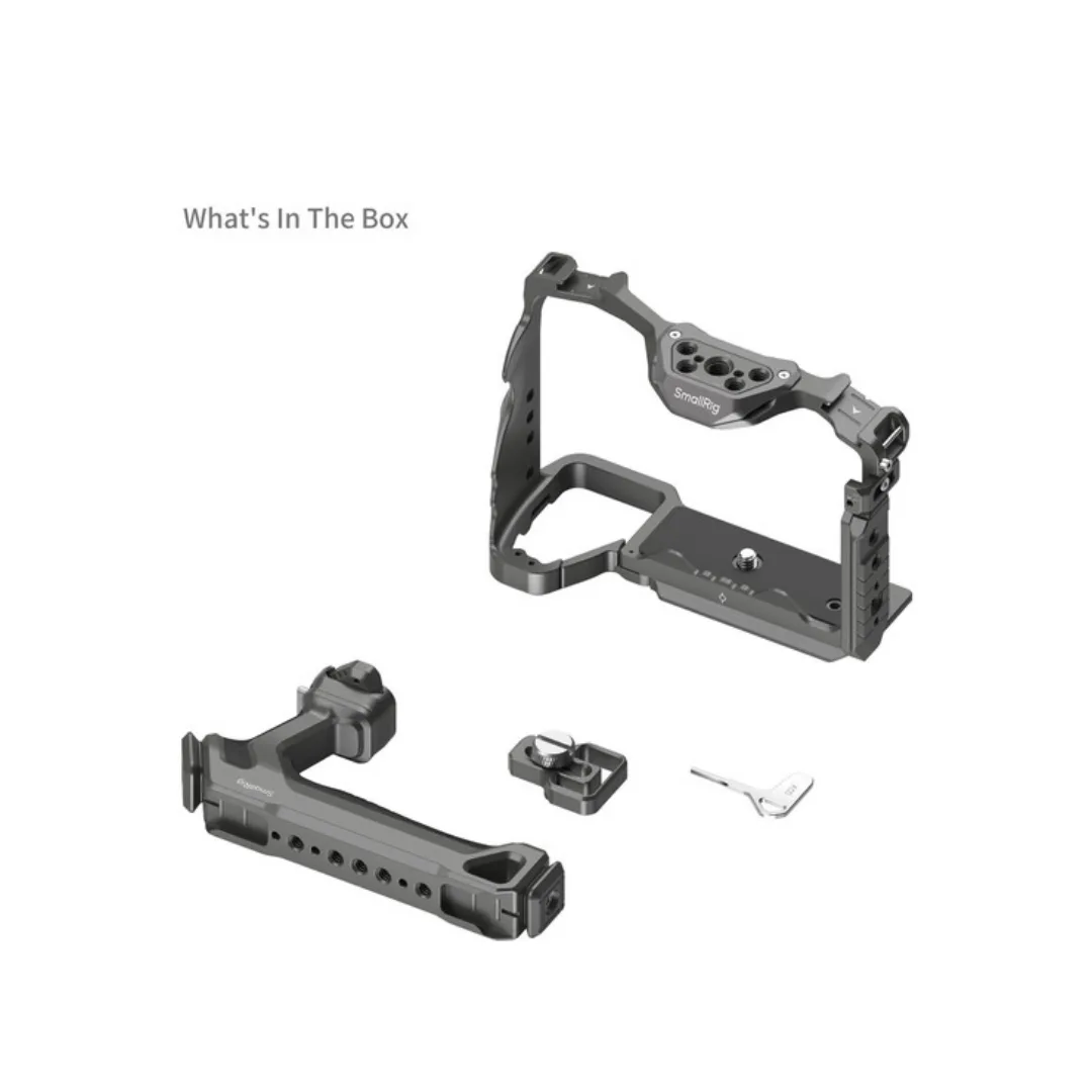 SmallRig 4538 HawkLock Quick Release Cage Kit for Sony Alpha 7R V / 7 IV / 7S III – Top Handle Arca-Swiss NATO Rail - Image 3