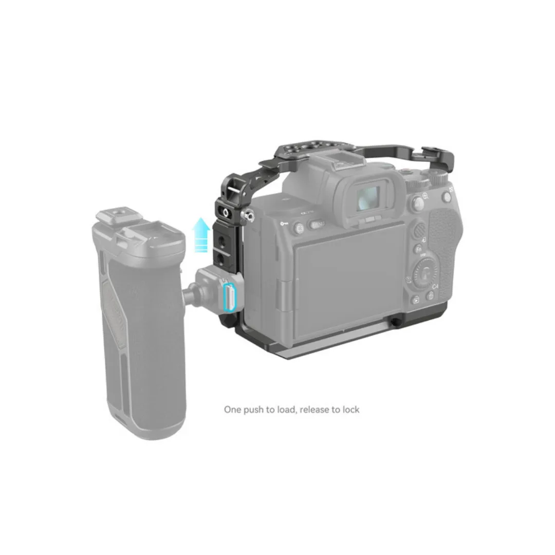 SmallRig 4538 HawkLock Quick Release Cage Kit for Sony Alpha 7R V / 7 IV / 7S III – Top Handle Arca-Swiss NATO Rail - Image 6