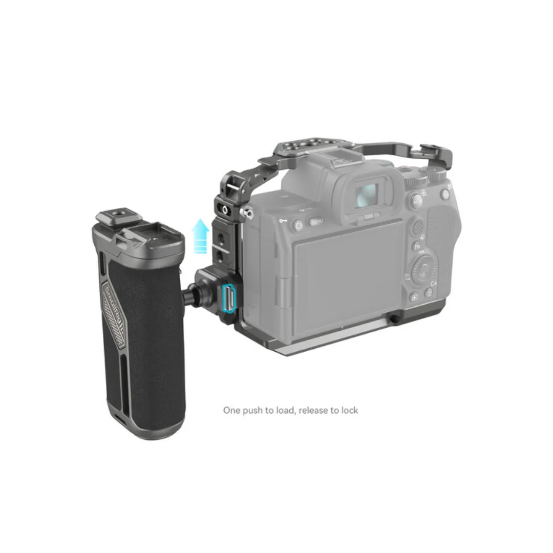 SmallRig 4539 HawkLock Quick Release Advanced Cage Kit for Sony Alpha 7R V / 7 IV / 7S III – Top Handle Side Handle Monitor Mount - Image 6
