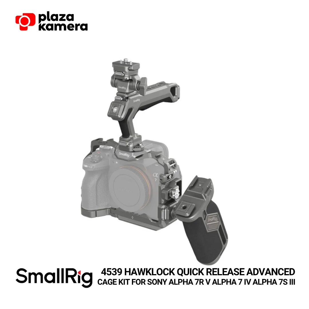 SmallRig 4539 HawkLock advanced cage kit Sony A7R V A7 IV A7S III lengkap top handle side handle monitor mount