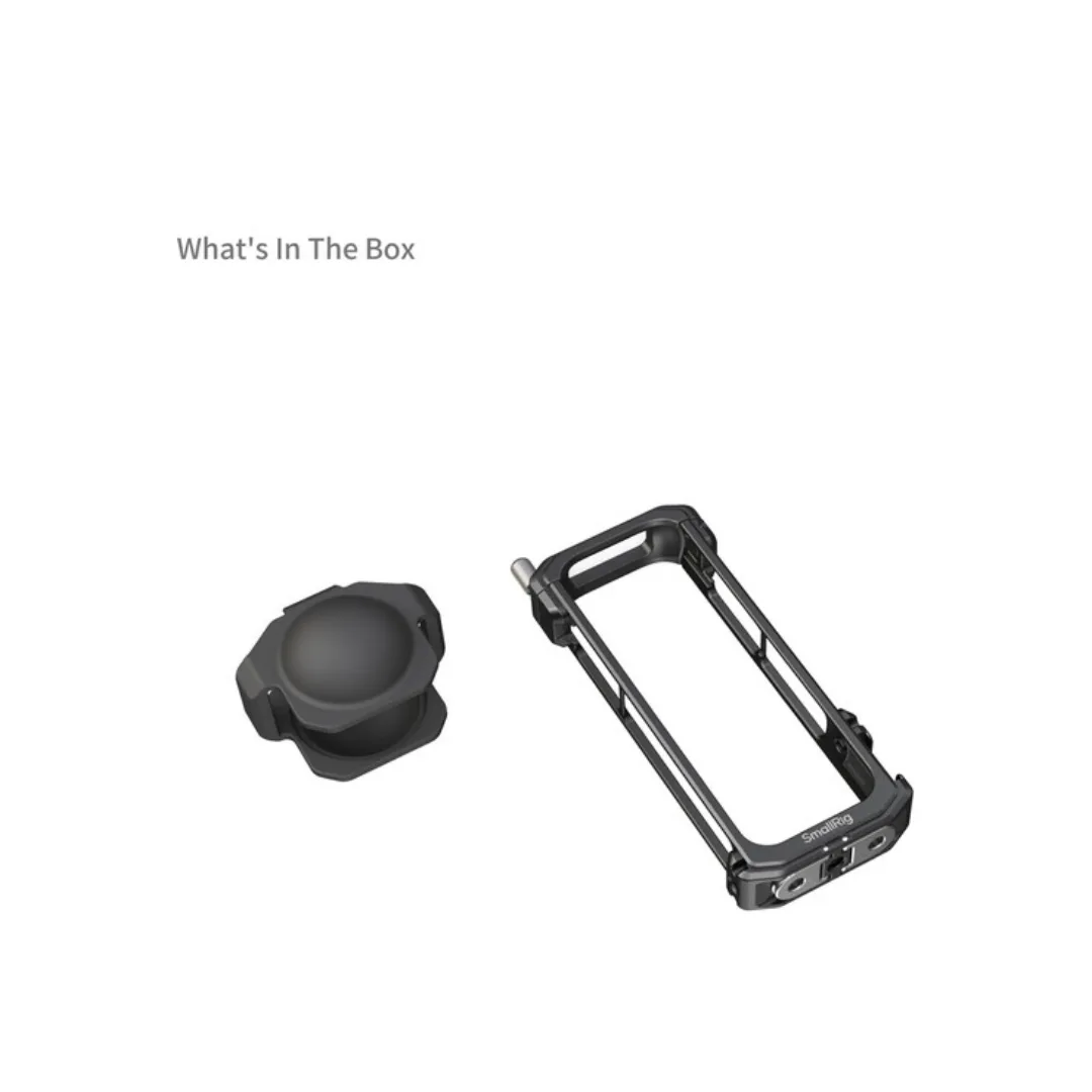 SmallRig 4278 Cage for Insta360 X4 – Thumbscrew Lock, Cold Shoe & Lens Protection - Image 2