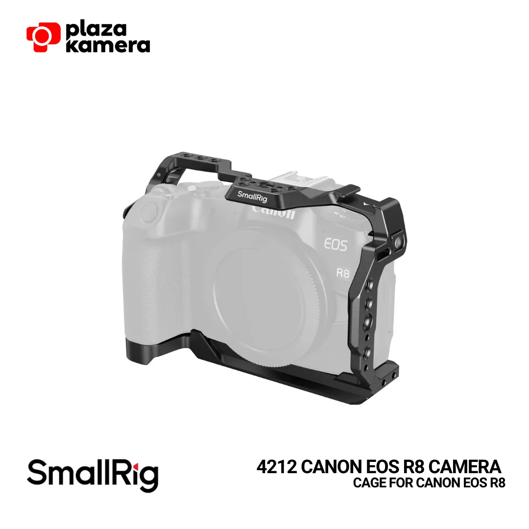 Gambar 1: SmallRig 4212 Camera Cage for Canon EOS R8 - Front View