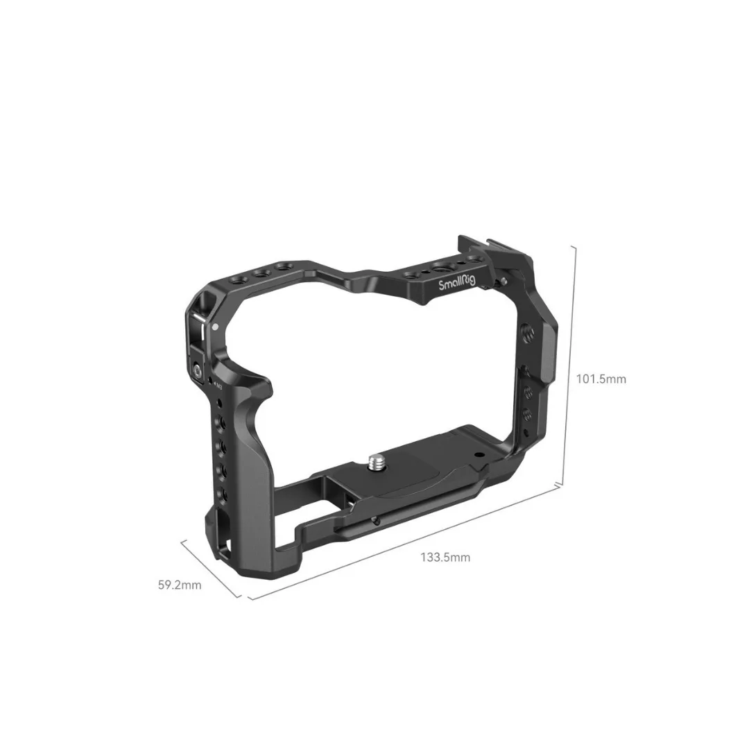 SmallRig 4214 Camera Cage for Canon EOS R50 – NATO Rail, Cold Shoe & Arca Swiss Quick Release - Image 2