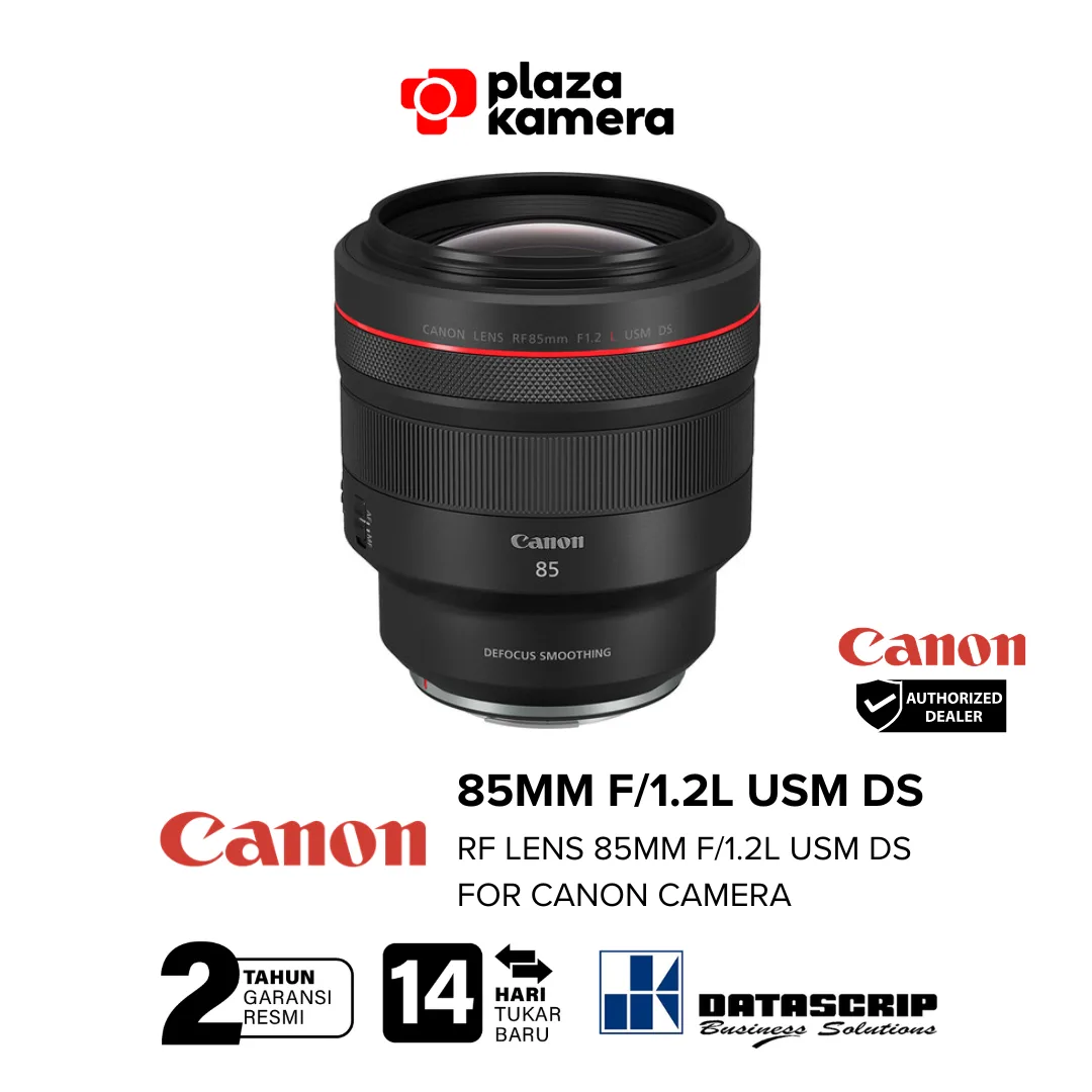 Canon RF 85mm f/1.2 L USM DS lensa portrait prime full frame RF mount