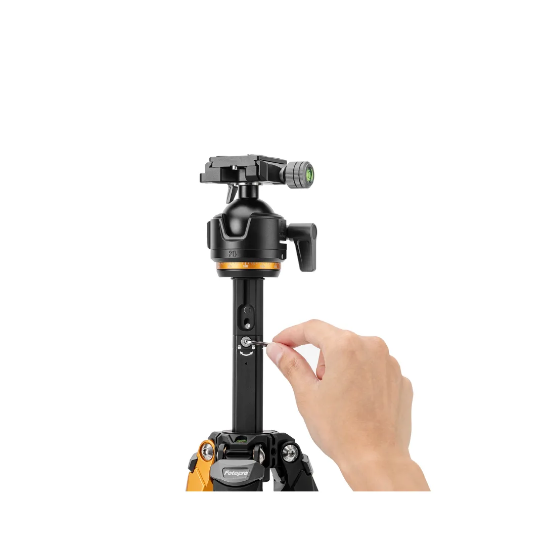 Fotopro Origin Plus O-8H 20th Anniversary Travel Tripod Black Gold – Garansi Resmi - Image 3