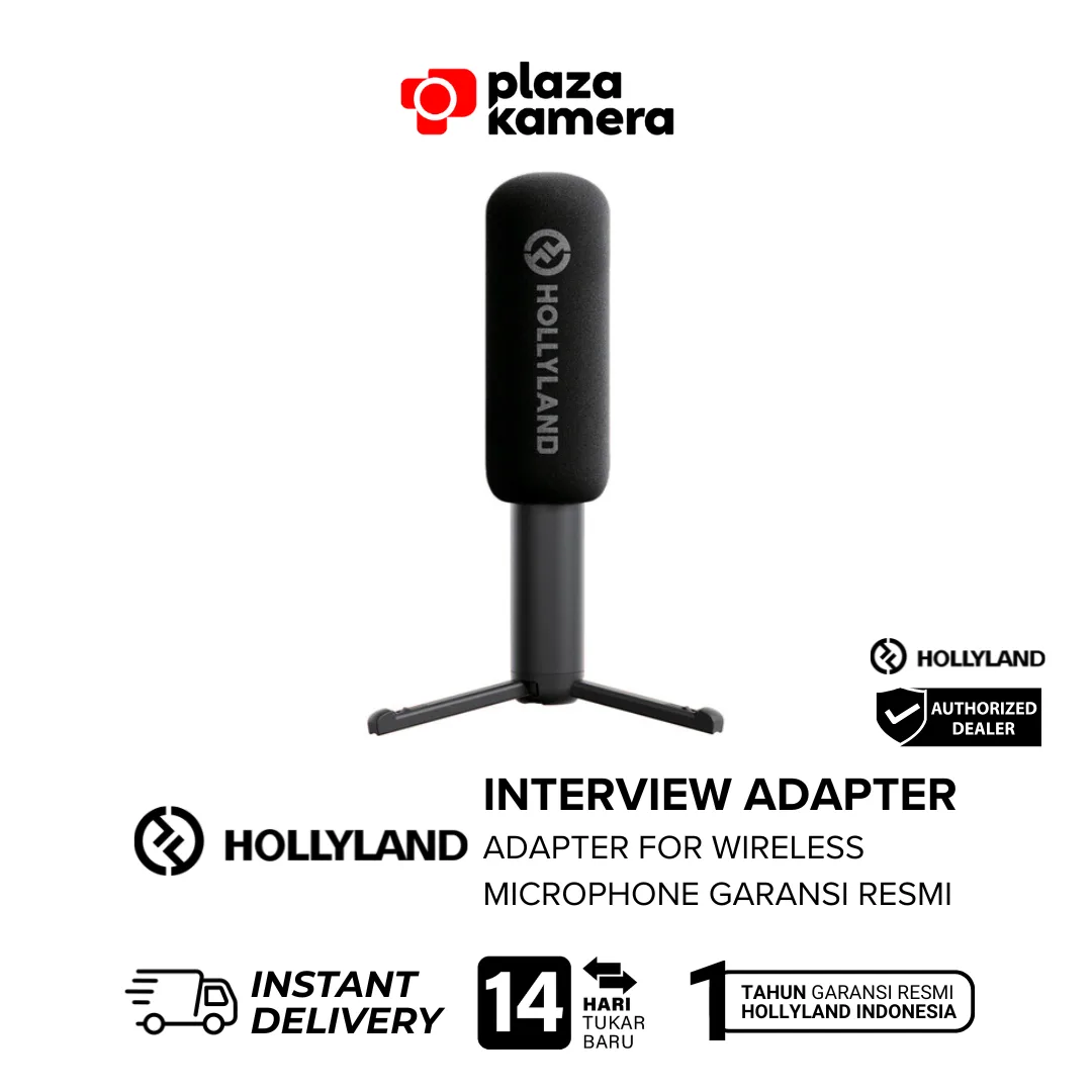 Hollyland Interview Adapter tampak produk